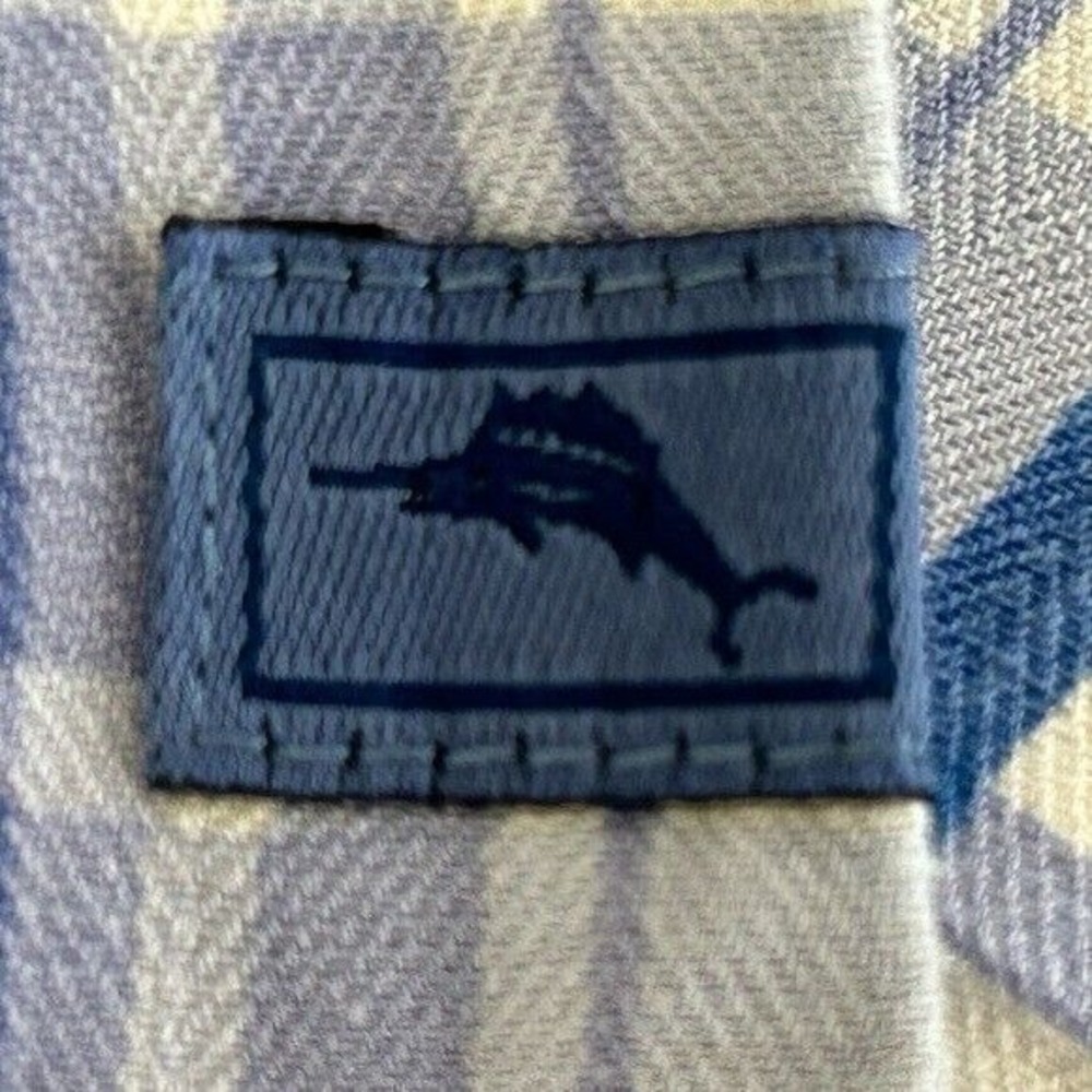Tommy Bahama Silk/Linen Hawaiian Style Shirt Size Med - Picture 6 of 9